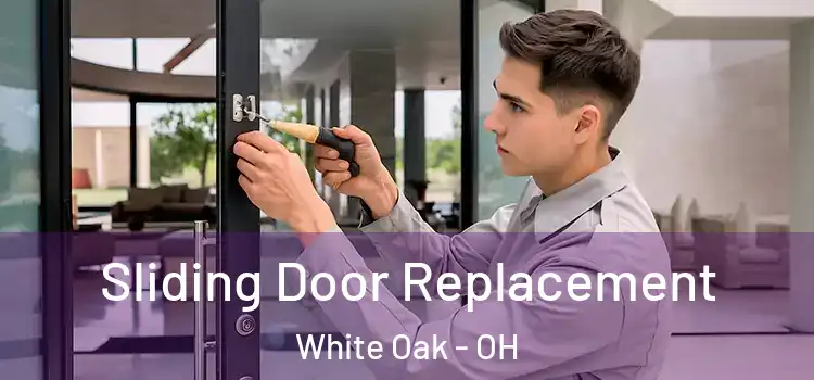  Sliding Door Replacement White Oak - OH